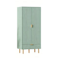 Homemade Design Wardrobe Cabinet with 1 Drawer Clothes Closet Storage Organiser