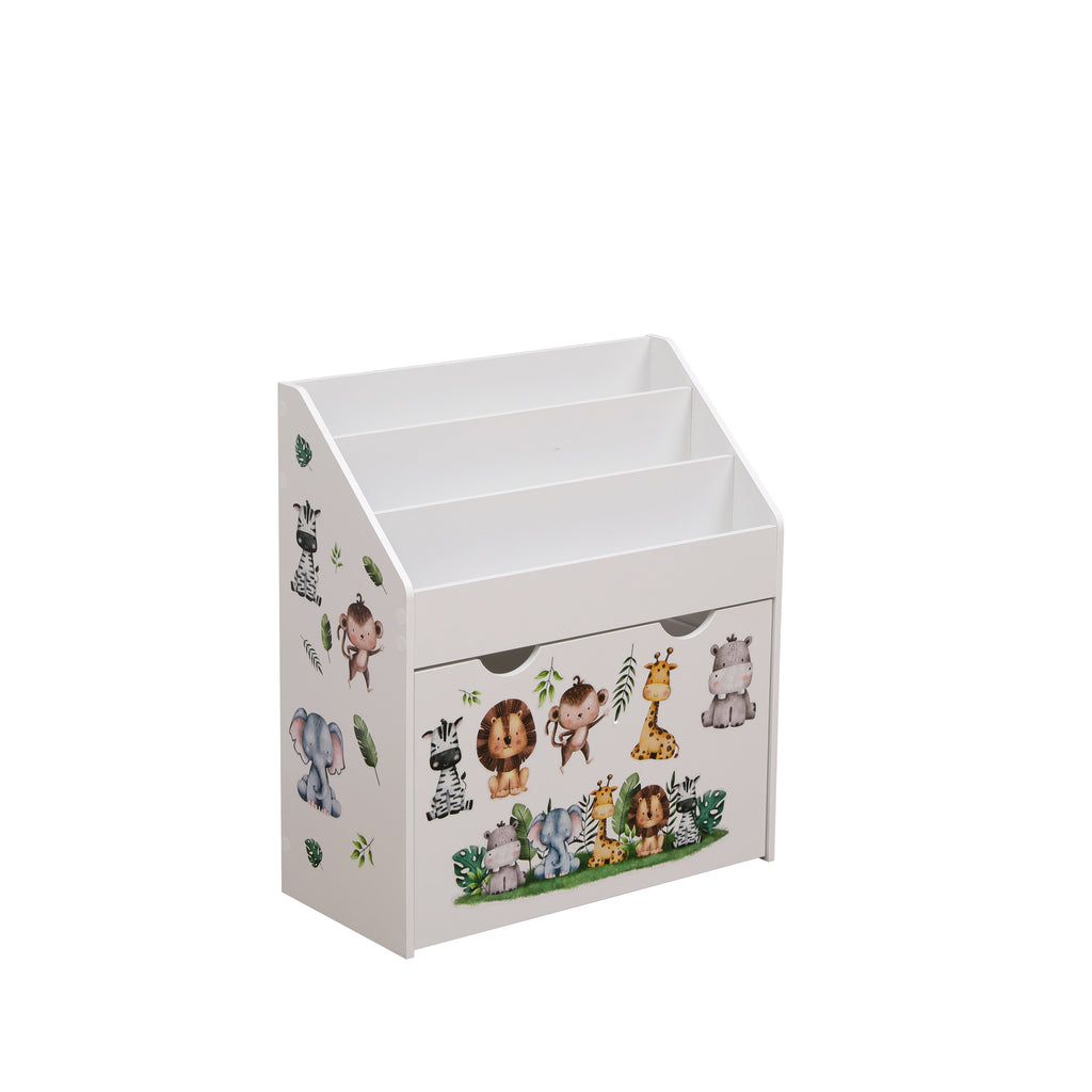 FurnitureHMD Children Bookcase Kids Bookshelf and Toy Storage for Kids Room