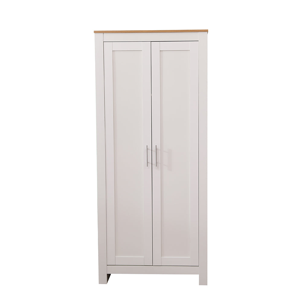 Homemade Design Wooden Wardrobes with 2 Doors or 3 Doors Clothes Storage Chest for Bedroom Furniture