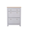 21738_furniturehmd_1_drawer_2_door_shoe_cabinet_78x25x108cm_grey_and_oak_image1