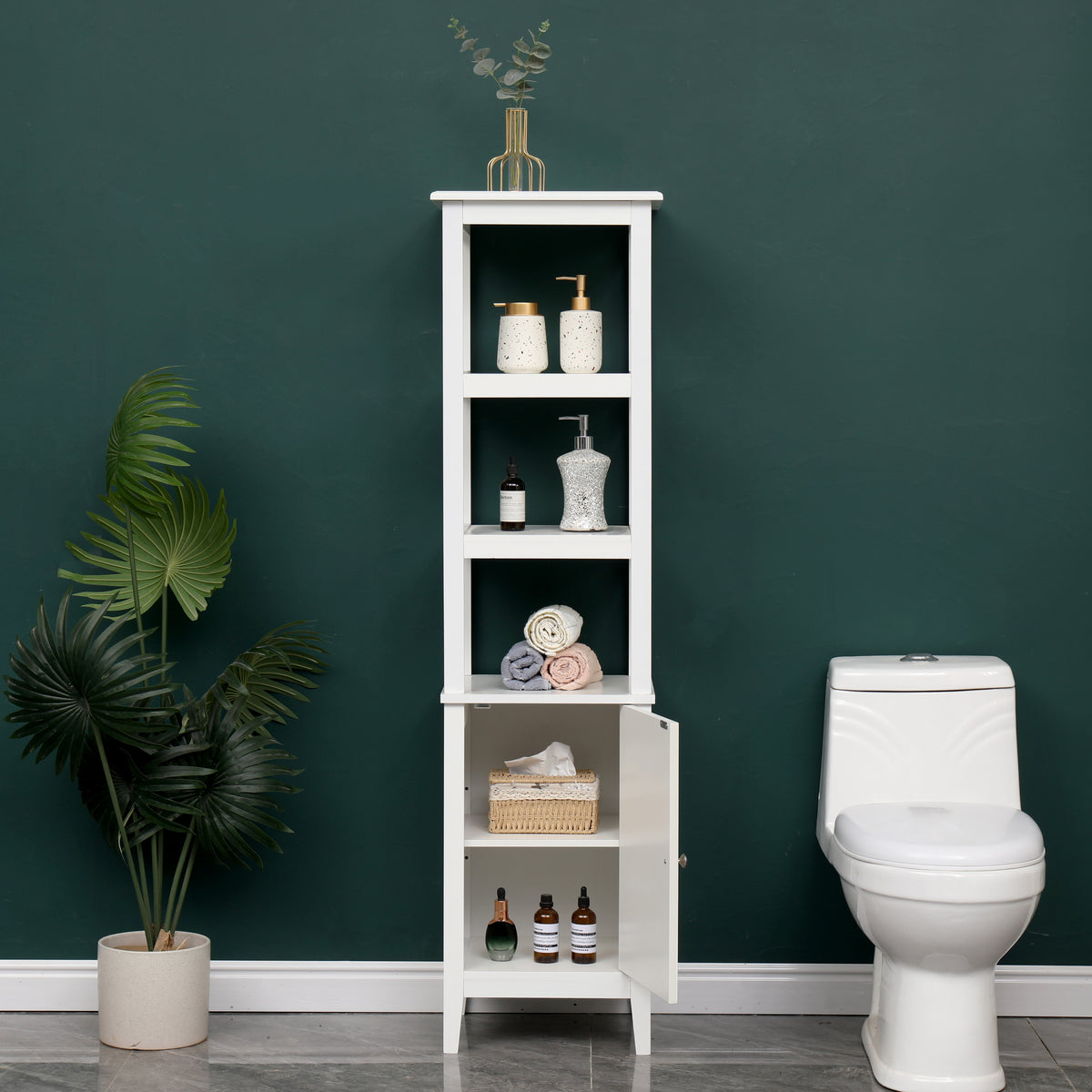 Mainstays bathroom storage linen tower hotsell