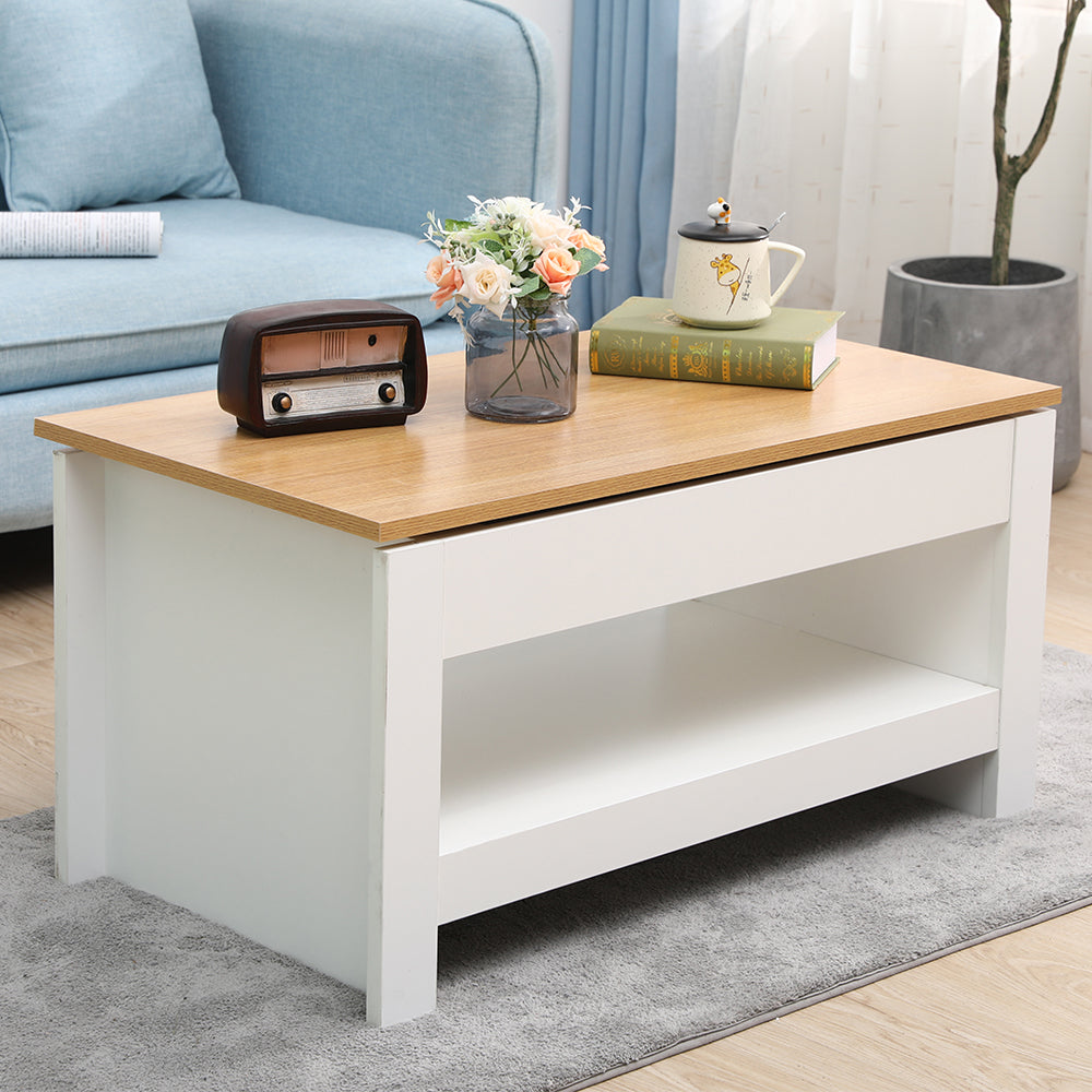 Sliding deals sofa table