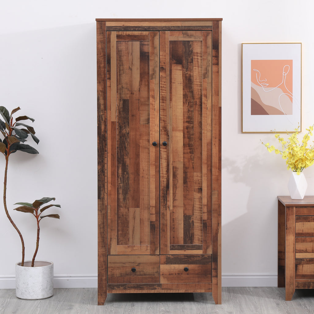 25569_furniturehmd_2_door_2_drawer_wardrobe_79x50x180cm_image2