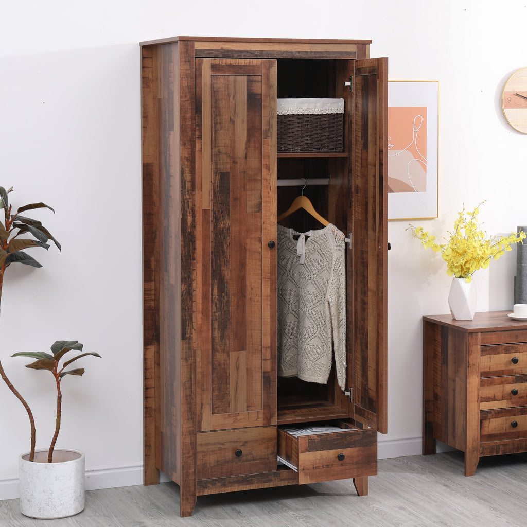 25569_furniturehmd_2_door_2_drawer_wardrobe_79x50x180cm_image4