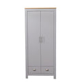 29666_furniturehmd_2_door_2_drawer_wardrobe_79x49.5x180cm_grey_and_oak_image1