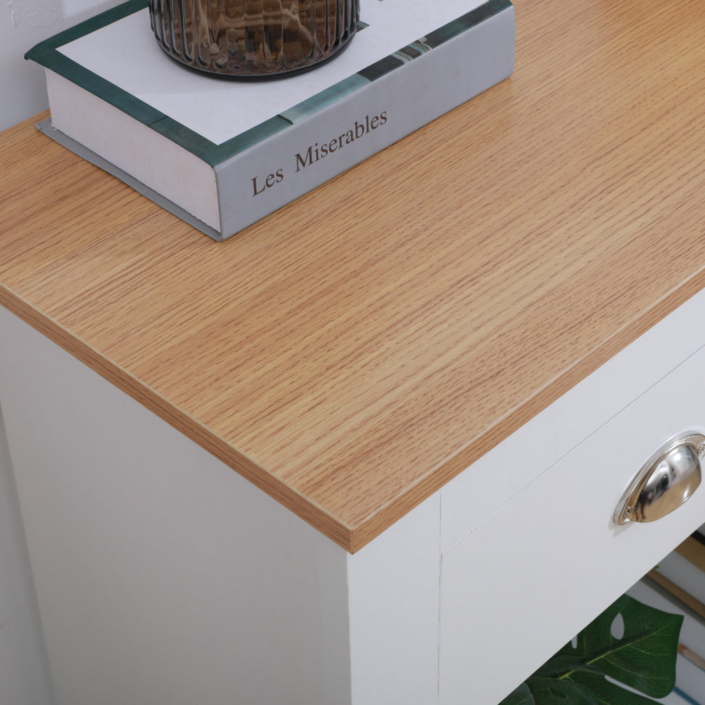 Homemade Design Modern Storage Cabinet with Bottom Shelf Hallway Table 2 Drawers Storage Unit Sideboard Living Room