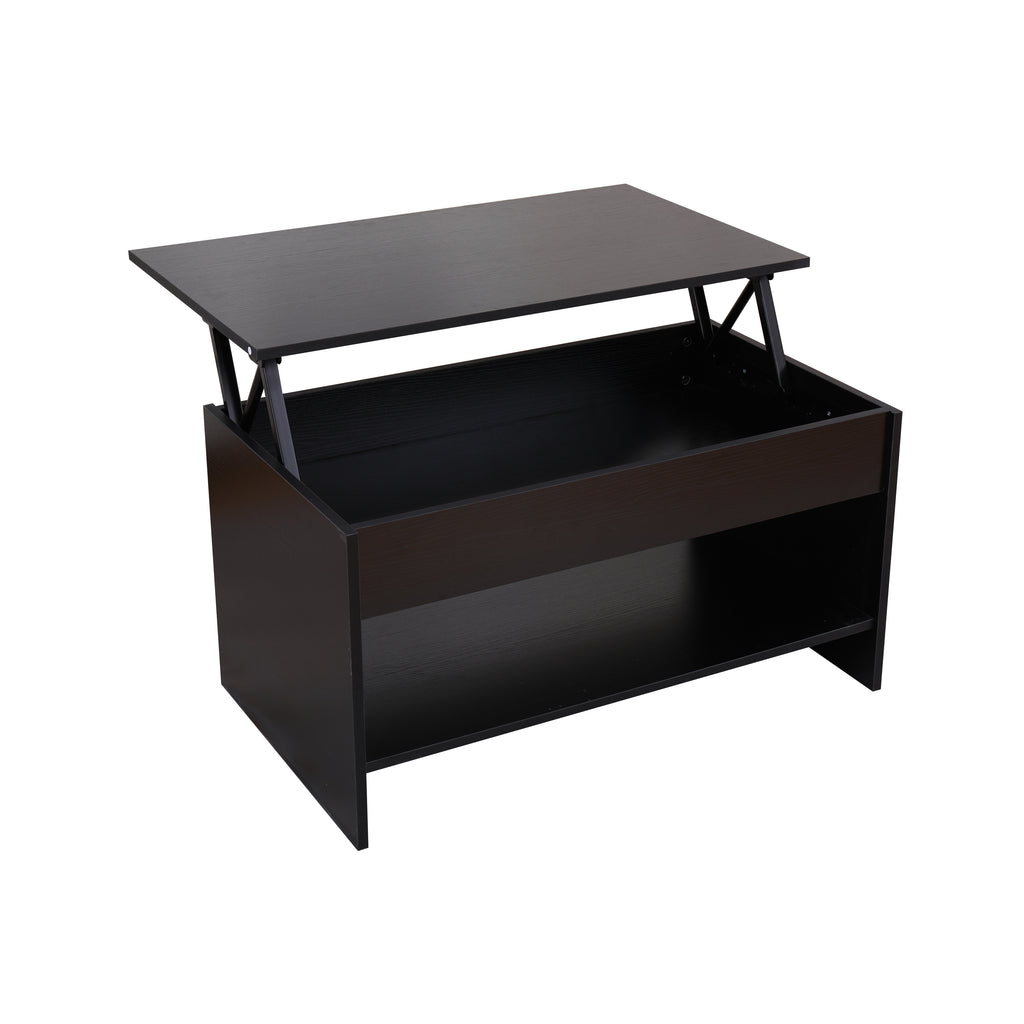 FurnitureHMD Lift up Top Coffee/Tea/Sofa Tables with Bottom Shelf and Hidden Storage Modern Living Room Office Furniture