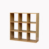 Homemade Design 9 Cube Bookcase Book Storage Unit Bookshelf Wooden Display Living Room Office Furniture White/Grey/Oak