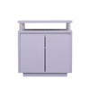 FurnitureHMD Modern Living Room Storage Sideboard, Side Table, TV Stand Unit, and Cabinet in Matte White or Grey
