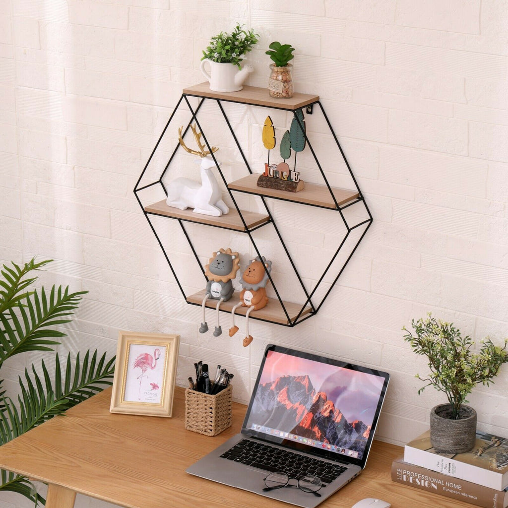 Homemade Design Floating Shelves Wall Shelves Display Racks Storage Unit Decoration