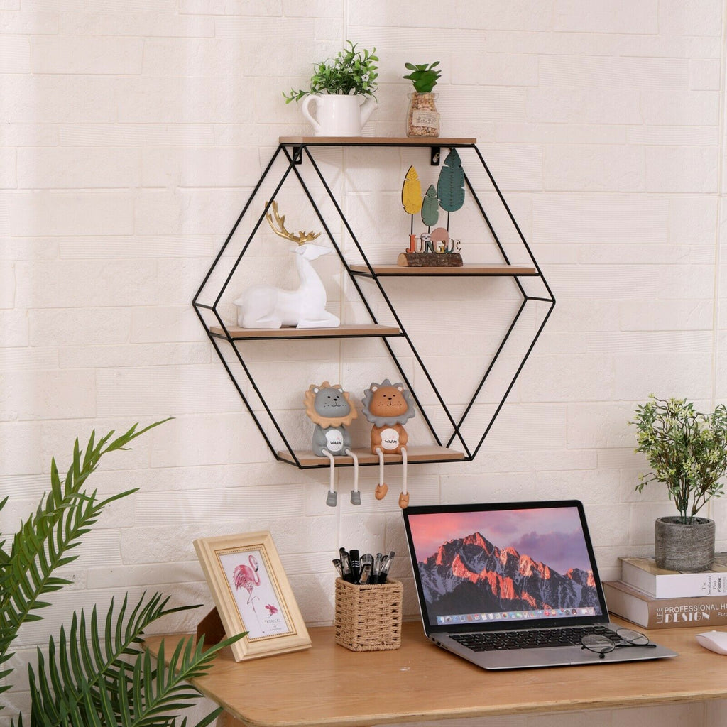 Homemade Design Floating Shelves Wall Shelves Display Racks Storage Unit Decoration