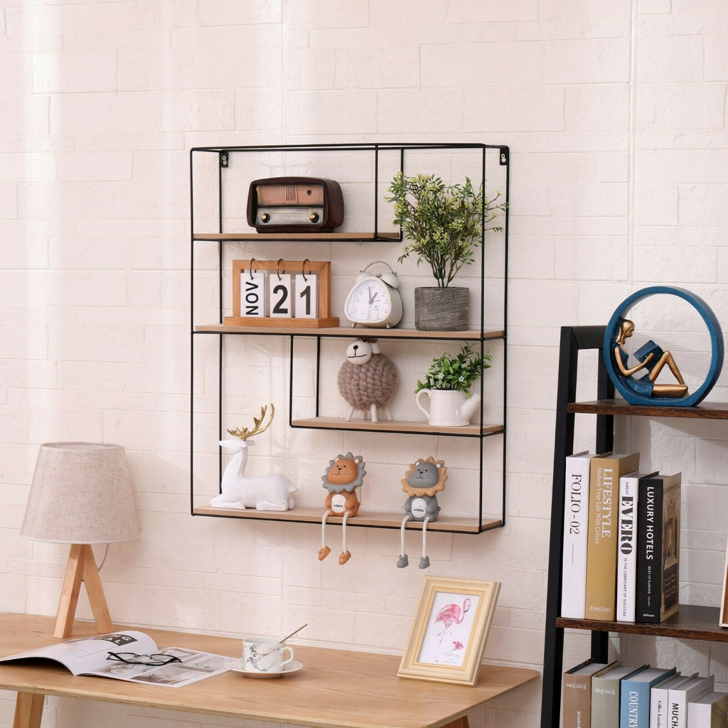 Homemade Design Floating Shelves Wall Shelves Display Racks Storage Unit Decoration