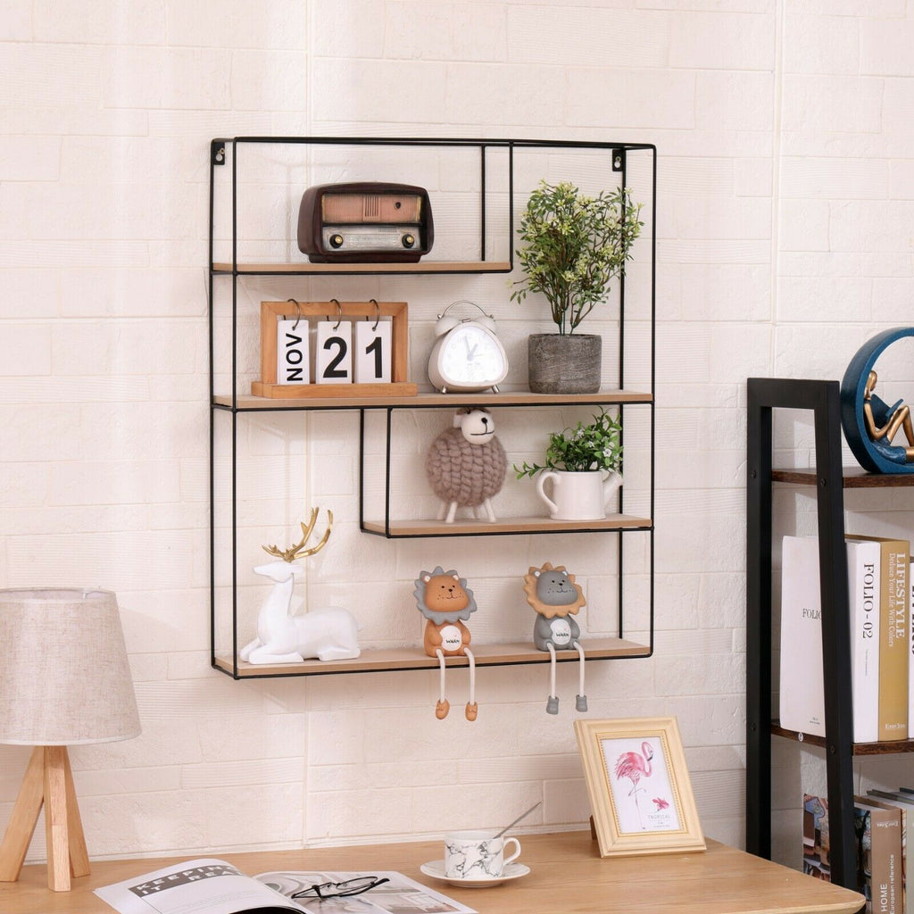 Homemade Design Floating Shelves Wall Shelves Display Racks Storage Unit Decoration