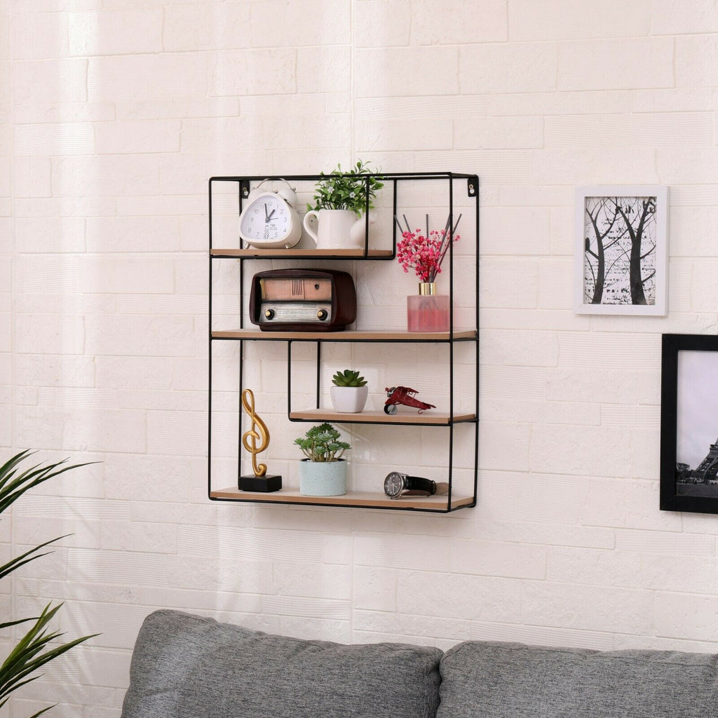 Homemade Design Floating Shelves Wall Shelves Display Racks Storage Unit Decoration