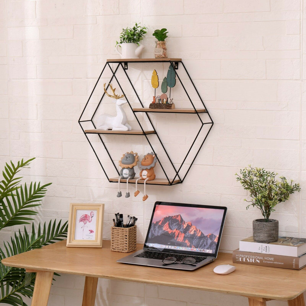 Homemade Design Floating Shelves Wall Shelves Display Racks Storage Unit Decoration